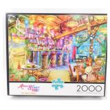 Jigsaw Puzzle: ï¿½Tiki Beach Sunsetï¿½ - 2000 pieces