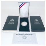 1990-W Eisenhower Centennial Commemorative Silver