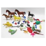 Vintage Collection of Small Plastic Toys