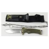 Gerber "Ultimate" Knife Sheath & Neckchain - 10"