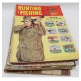12 Hunting & Fishing Magazines - 1950