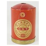 Antique Clarkï¿½s Large Spool Thread Container