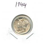1944 Mercury Silver Dime