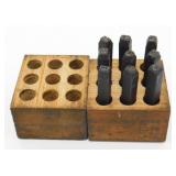 Young Bros. Steel Stamp Set - Numbers 0-9, 1/4",