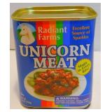 Unicorn Meat Funny Canned Plush