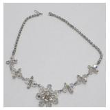 Vintage Crystal and Rhinestone Jeweled Choker -
