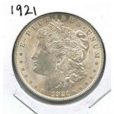 1921 Morgan Silver Dollar