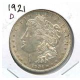 1921-D Morgan Silver Dollar