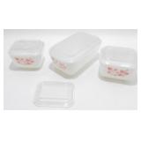 * Pyrex Pink Gooseberry 3 Pc Set