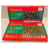 Colored Christmas Lights - (2) 17