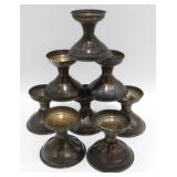 8 Sterling Marked Holders - 16 grams Each, 128