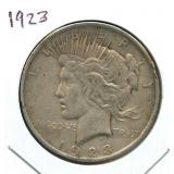 1923 Peace Silver Dollar