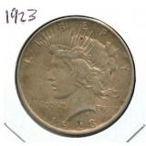 1923 Peace Silver Dollar