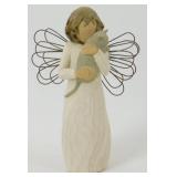 Willow Tree Angel with Cat Figurine