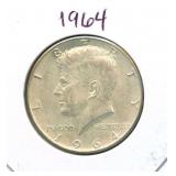 1964 Kennedy Silver Half Dollar