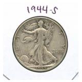 1944-S Walking Liberty Silver Half Dollar