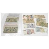 Group of Foreign Paper Money