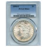 1898-O Morgan Silver Dollar - PCGS MS64