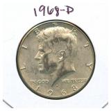 1968-D Kennedy Silver Half Dollar - 40% Silver