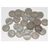 27 Buffalo Nickels