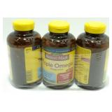 New 3-pk of Nature Made Triple Omega - Exp: 01/26