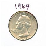 1964 Washington Silver Quarter