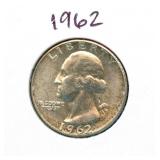 1962 Washington Silver Quarter
