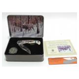 Les Kouba Wildlife Series Pocket Knife in Tin -