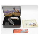 Les Kouba Wildlife Series Pocket Knife in Tin -