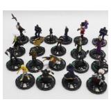 20 Vintage Marvel/DC Heroclix Collectible Figures