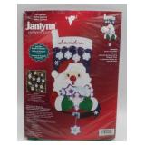 New Old Stock ï¿½Santaï¿½s Snowflake Collectionï¿½ Felt