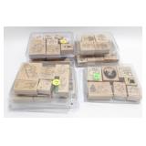 Snowman, Fall and Christmas Themed Rubber Stamps