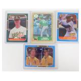 4 Different Mark McGwire 1987 ROOKIE Year