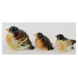 Vintage Set of Miniature Birds*