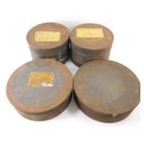 * (4) Vintage Kodak Metal Containers