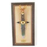 * The Iroquois Deer Knife Display - Knife is 14"
