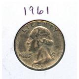 1961 Washington Silver Quarter