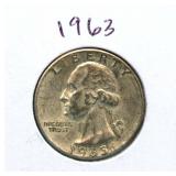 1963 Washington Silver Quarter