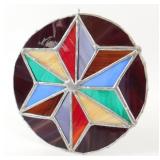 * Vintage Stained Glass Sun Catcher