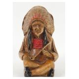 Vintage American Indian Chief Statue