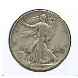 1943 Walking Liberty Silver Half Dollar
