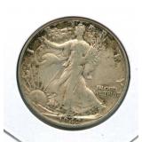 1942-D Walking Liberty Silver Half Dollar