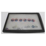 Old Roosevelt and Johnson Political Buttons