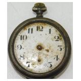Antique Solid Silver Pocket Watch for Repair