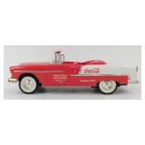 1955 Chevy Coca Cola Die Cast Car Bank Toy - 1:24