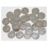 Group of 27 Buffalo Nickels