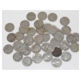 Group of 42 Buffalo Nickels