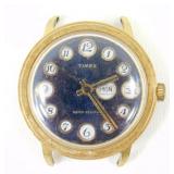Vintage Timex Blue Telephone Dial Menï¿½s Day Date