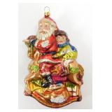 * Radco? Blown Glass Santa Ornament