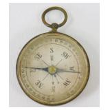 Vintage Brass Compass - WWI/WWII Era